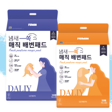 [펫민] 냄새 쏙 매직 배변패드